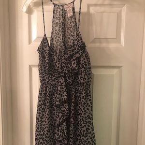 Summer cheetah print dress.